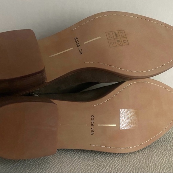 New Never Worn Dolce Vita Keiton Dark Moss Suede Boot 8.5 - Picture 8 of 8